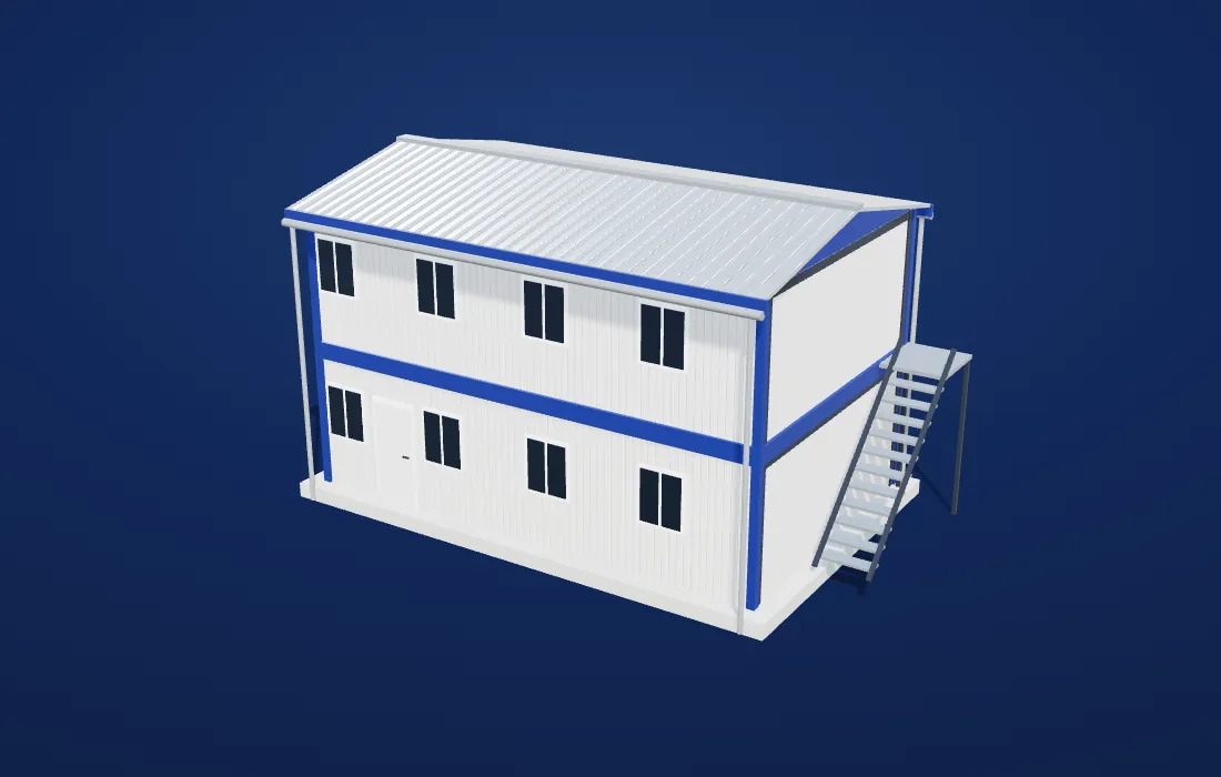 Prefabrik yapılar 3D modeli